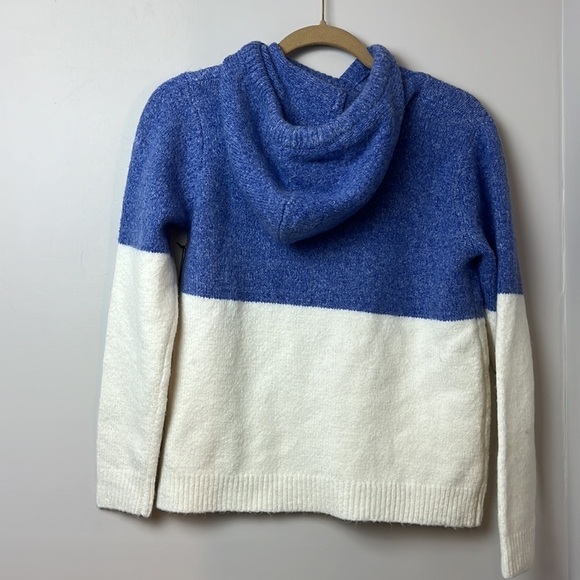 cupcakes & cashmere Blue and White Hoodie - Picture 6 of 6